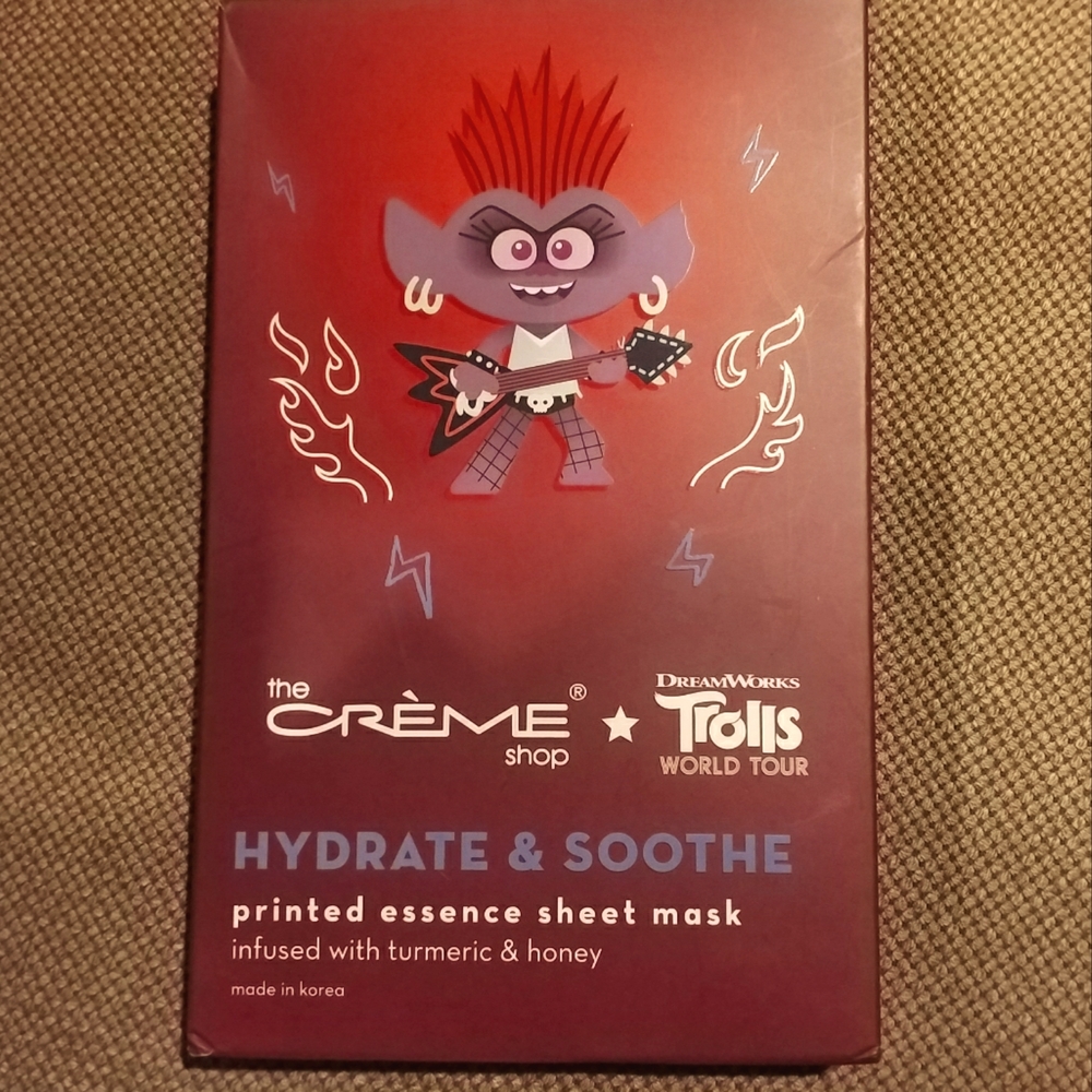 The Creme Shop x Trolls. 3pc Sheet Mask Set. NEW!! Great Gift Idea!